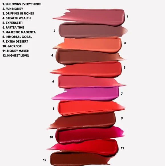 MAC Golden Girls Mini Lustreglass Lipstick Vault x12 - Picture 3 of 9